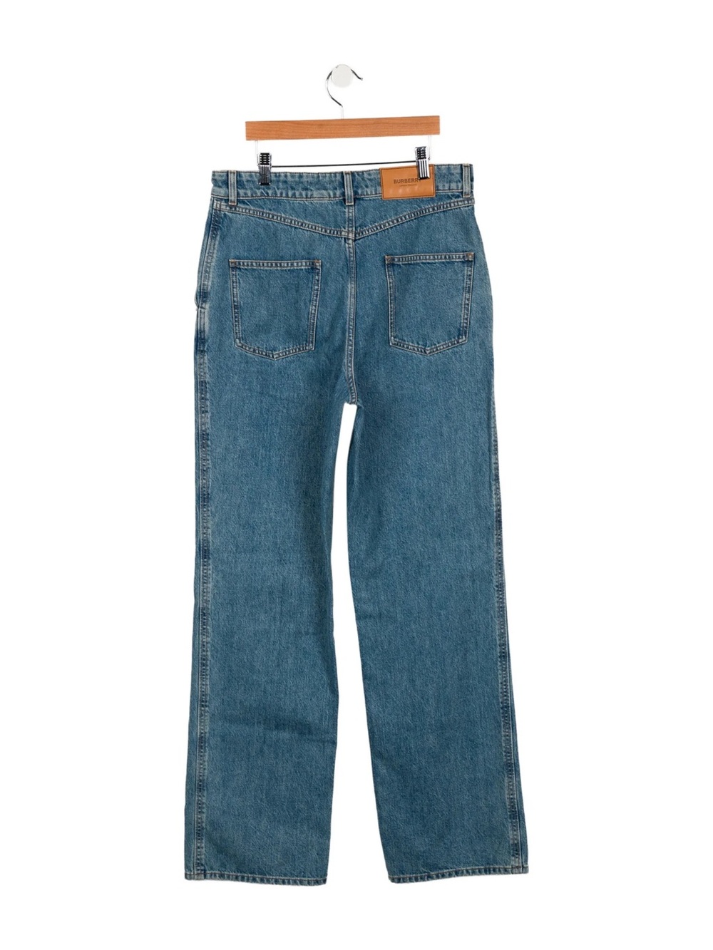 Burberry High-Rise Wide Leg Jeans